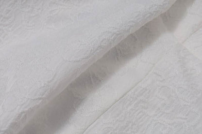 Beaded lace up self tie flower applique tube top