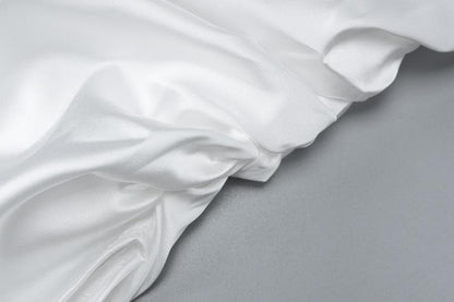 Lace satin patchwork irregular high slit ruched cami maxi dress