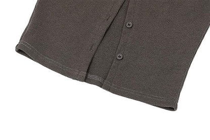 Sleeveless solid button backless tube top