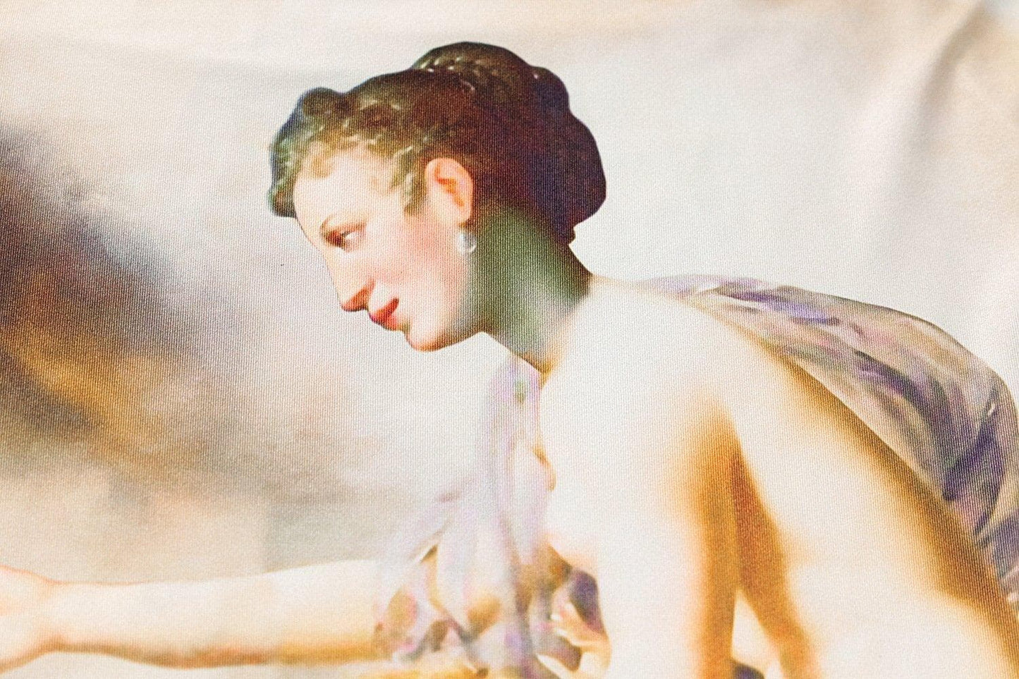 Hollow out halter print tie open back cut out maxi dress