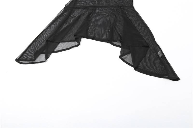 V neck mesh cami top
