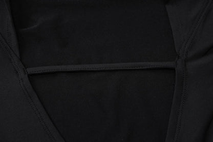 Long sleeve hoodie bodysuit pant set