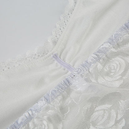 Halter lace ruched solid knotted top