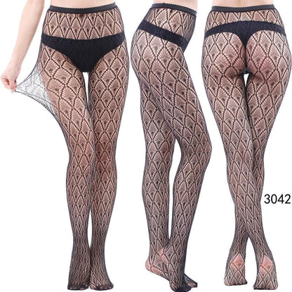 High waist fishnet tights stockings