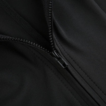 Long sleeve zip-up solid romper