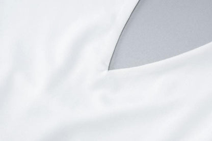 Halter v neck hollow out high slit cut out maxi dress-final-sale