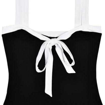 Backless self tie cami maxi dress