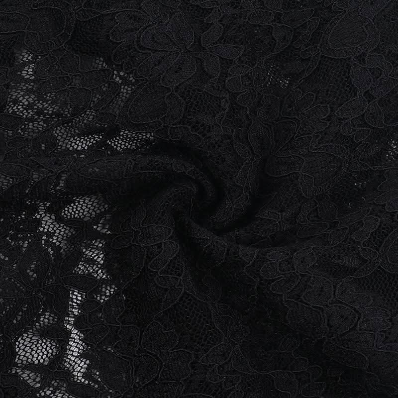 Hollow out lace cap sleeve v neck solid cut out top