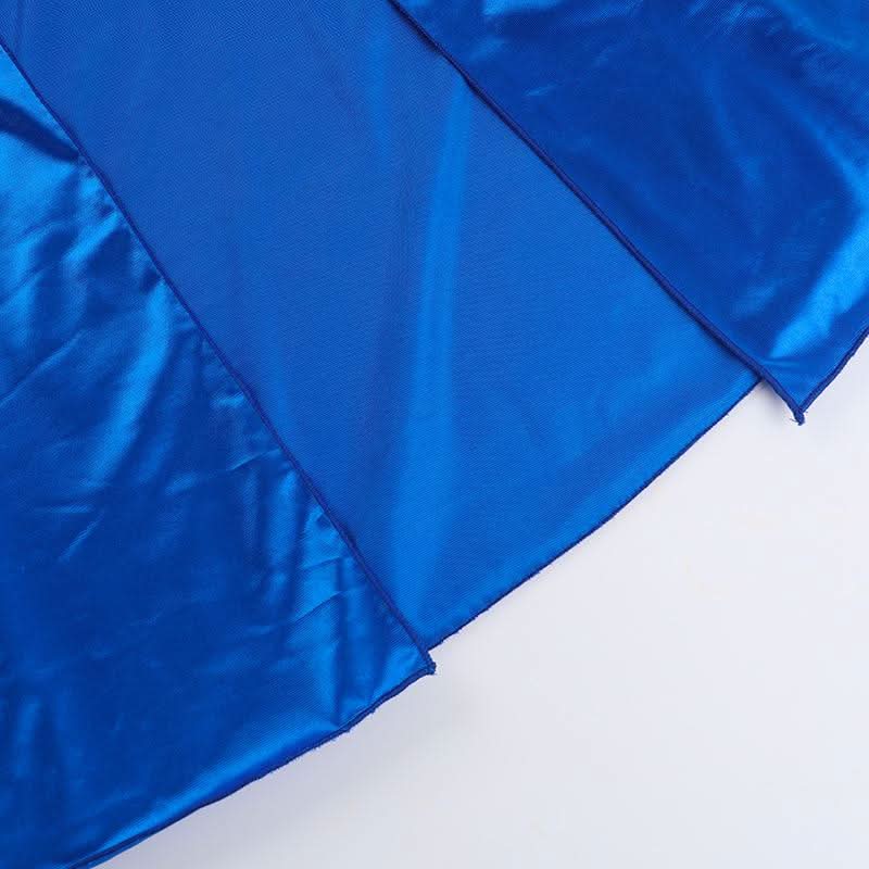 V neck ruched slit zip-up cami maxi dress