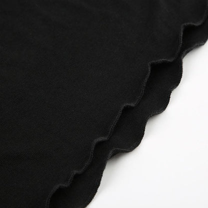 Cap sleeve bowknot u neck ruffle top