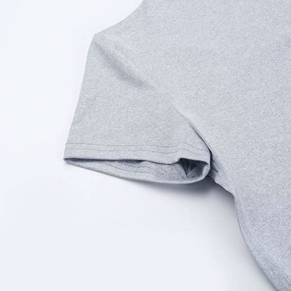 Short sleeve crewneck self tie backless top