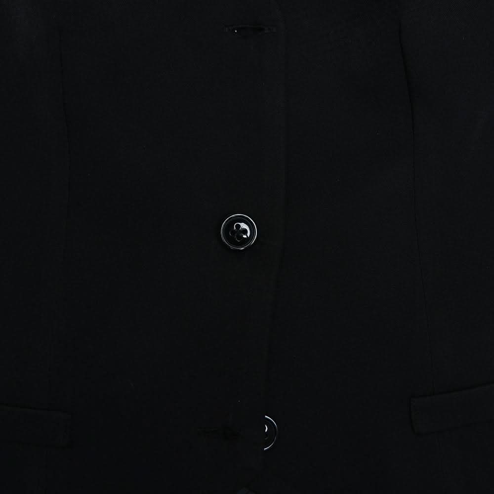 Pleated deep V neck button self tie solid mini skirt set