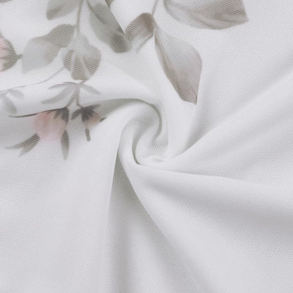 Off shoulder ruched flower print maxi dress