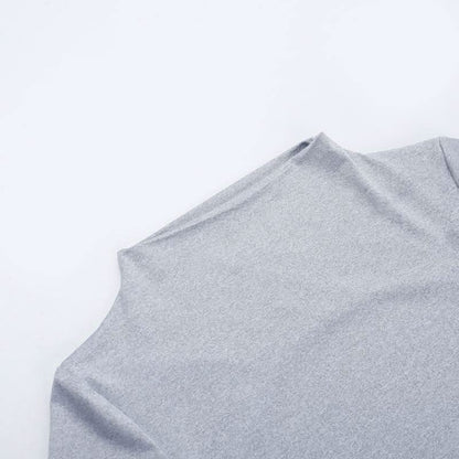 Short sleeve crewneck self tie backless top