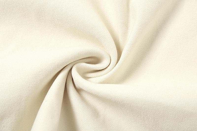 Halter button “99” pattern contrast backless crop top