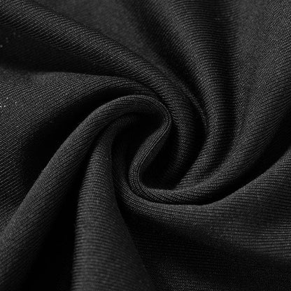 Body print u neck contrast cami maxi dress