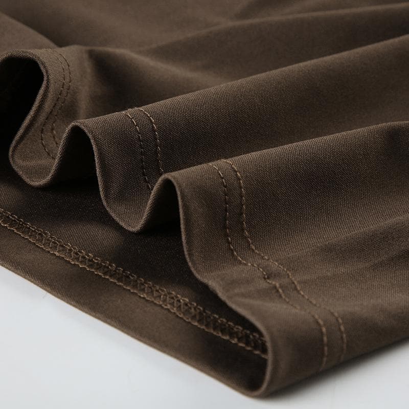 Tassels beaded ruched low rise short pant