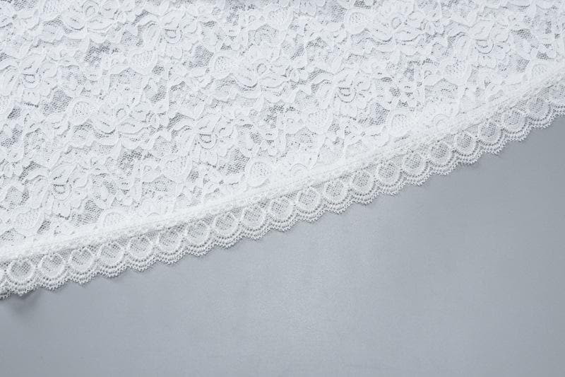 Lace see through solid tube maxi dress