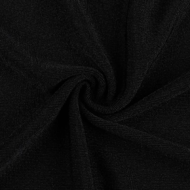 Off shoulder long sleeve high slit o ring maxi dress