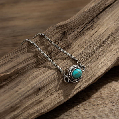 Stone multicolor adjustable bracelet