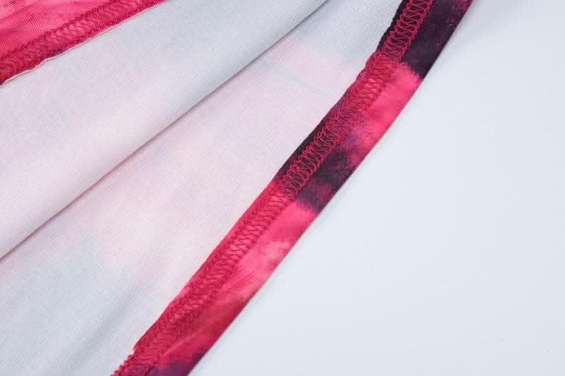 Contrast irregular cowl neck sleeveless backless maxi dress-final-sale