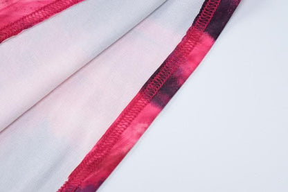 Contrast irregular cowl neck sleeveless backless maxi dress-final-sale