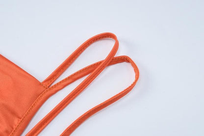 Cowl neck flower print backless cami maxi dress