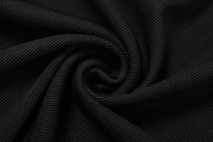 Halter Hollow out irregular solid cut out maxi dress