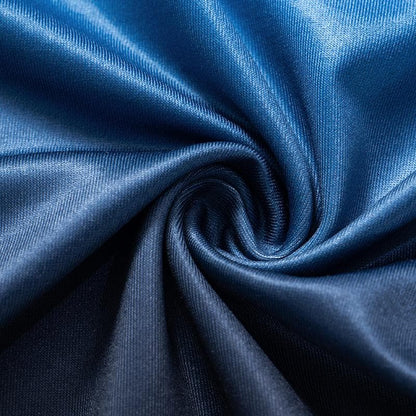 Gradient long sleeve contrast crewneck top