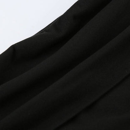 Halter irregular solid ruched top