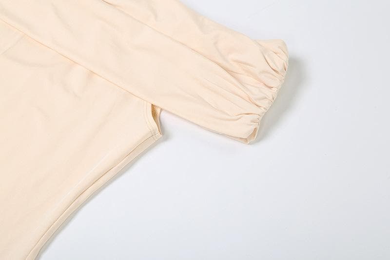 Off shoulder contrast backless maxi dress