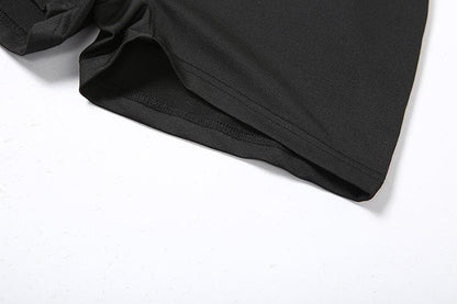 Square neck sleeveless backless solid romper