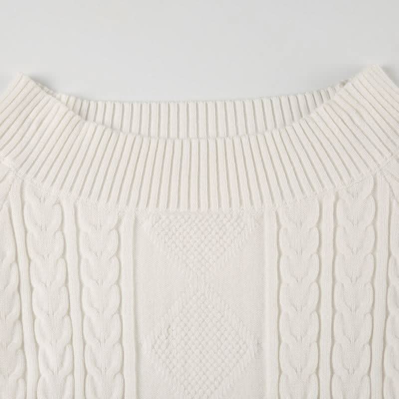 Off shoulder long sleeve sweater top