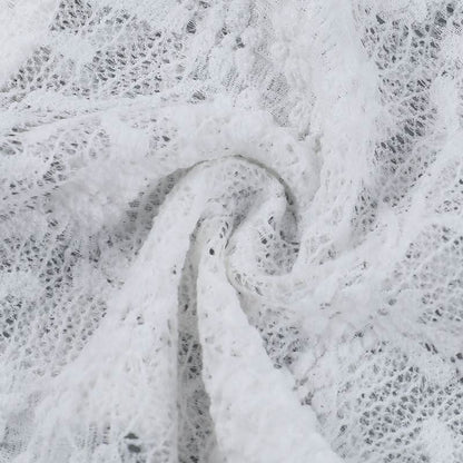 Lace slit ruched bowknot spaghetti strap top