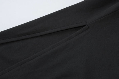 Long sleeve v neck ruched maxi dress