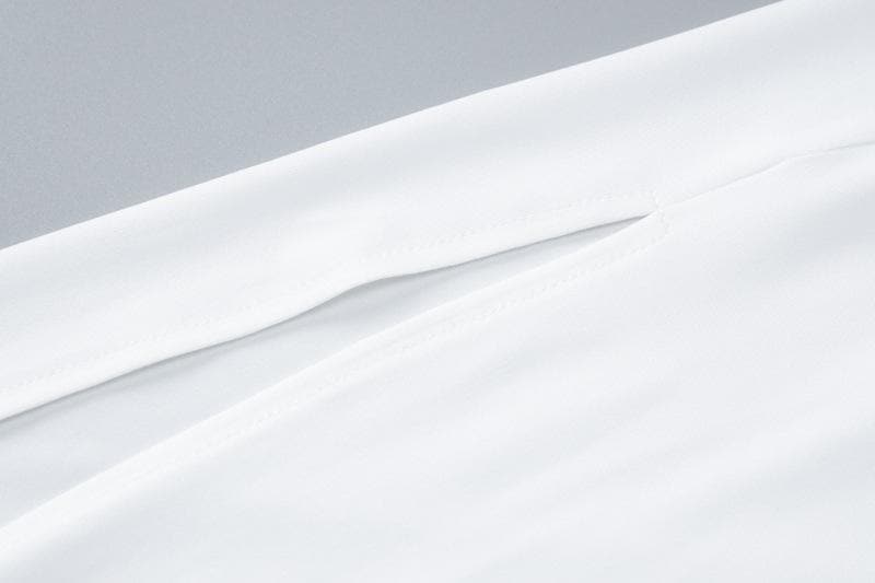 Halter v neck hollow out high slit cut out maxi dress