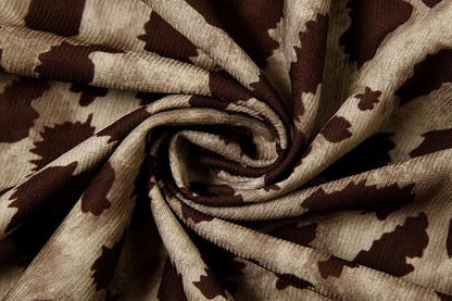 Leopard print cowl neck cami maxi dress-final-sale