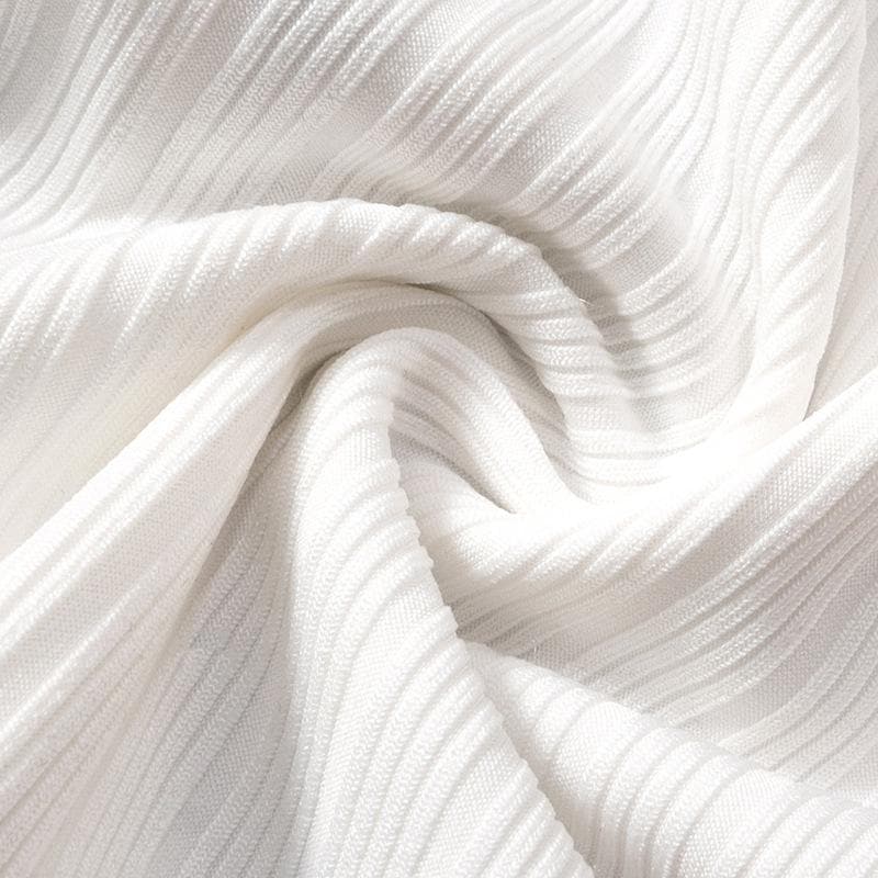 Bowknot ribbon ribbed lace hem backless tube top