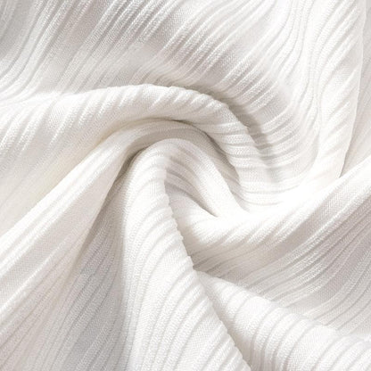 Bowknot ribbon ribbed lace hem backless tube top