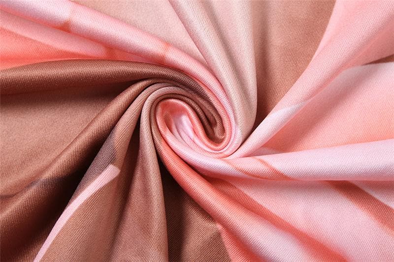 Bowknot print backless contrast tube mini dress