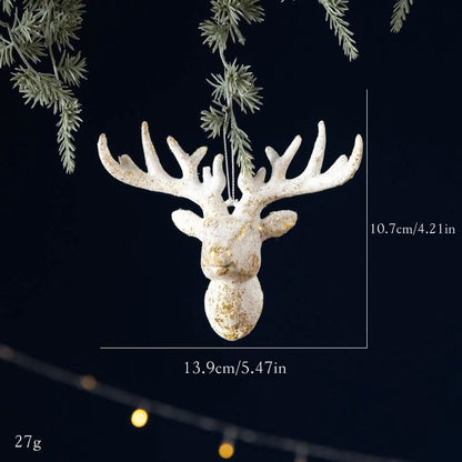 White bowknot christmas tree decor