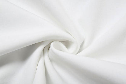 Solid beaded chain mini skirt