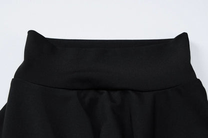 High neck long sleeve hollow out slit knotted cut out maxi dress