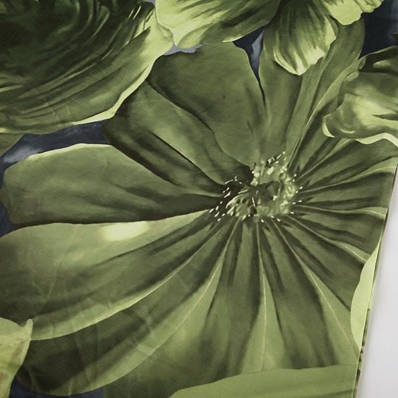 U neck flower print mesh cami maxi dress-final-sale