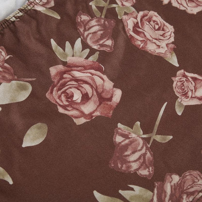 Flower print backless cami top