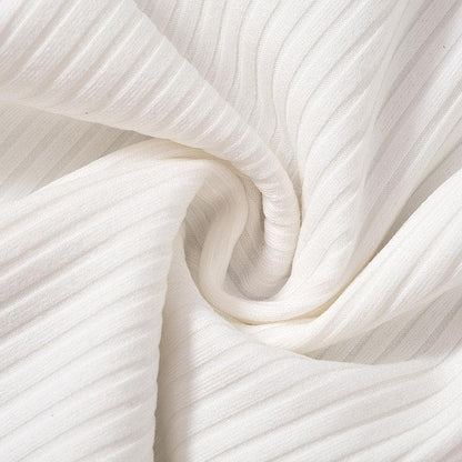 Button ribbed stitch long sleeve solid crop top