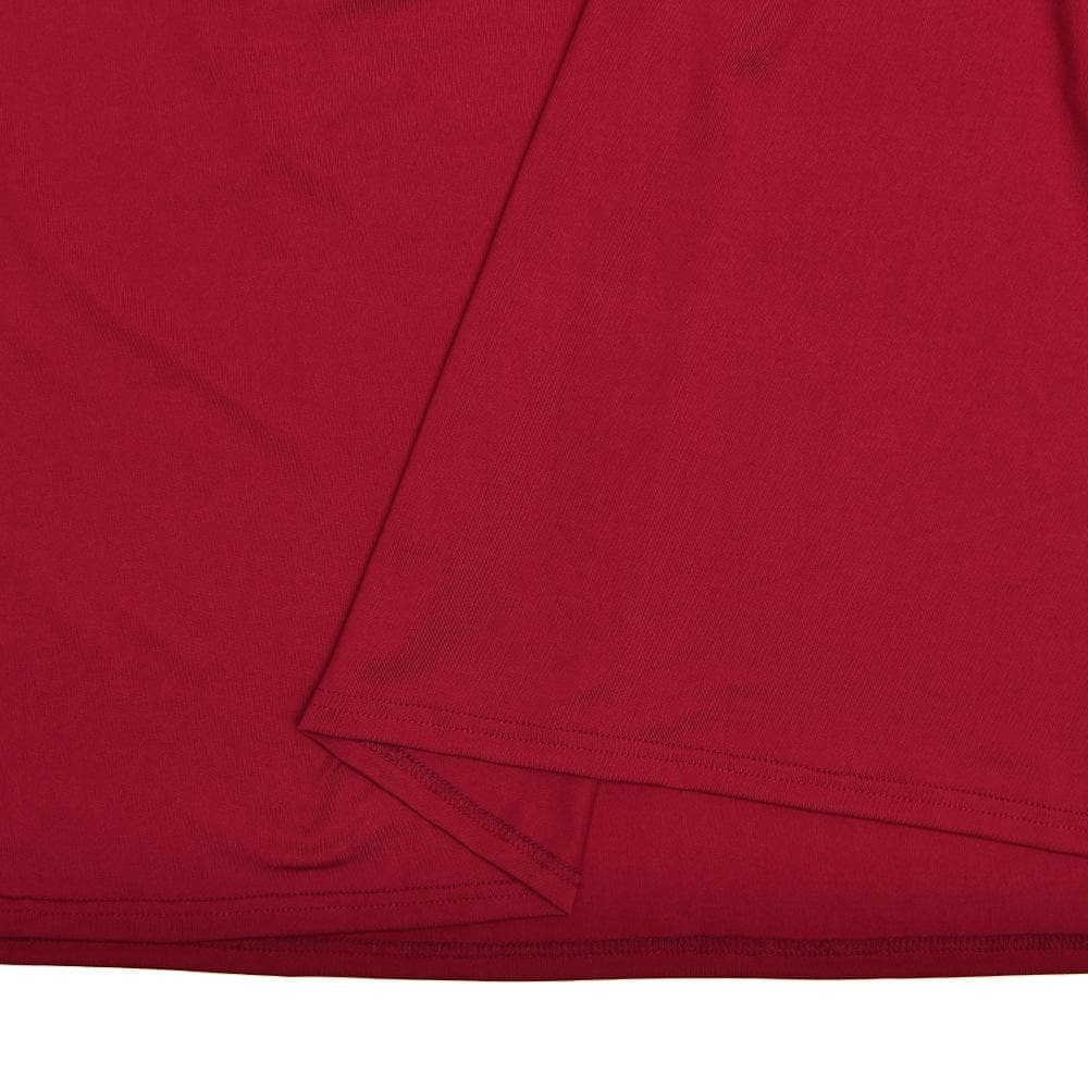 Ruched solid crewneck sleeveless maxi dress