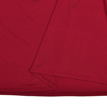 Ruched solid crewneck sleeveless maxi dress