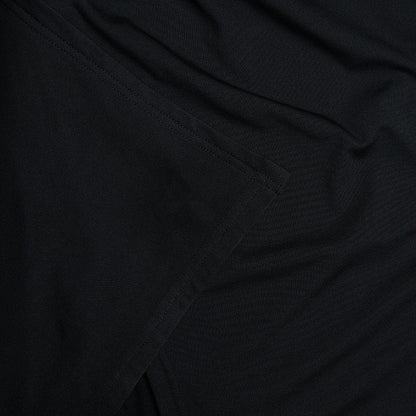 Off shoulder irregular ruched solid long sleeve slit maxi dress