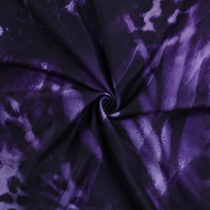 Cross back print ruffle slit spaghetti strap maxi dress